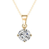 Fashion Jewelry Silver and Gold Color Round Shape CZ Cubic - Sabuycar