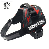 Reflective Rope Nylon Handle Adjustable 16 Colors Large Dog Harness - Sabuycar