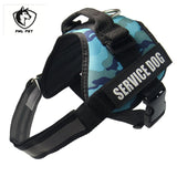 Reflective Rope Nylon Handle Adjustable 16 Colors Large Dog Harness - Sabuycar