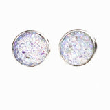 Design Rhinestone Crystal Silver Stud Earrings Piercing Ear Studs - Sabuycar