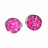 Design Rhinestone Crystal Silver Stud Earrings Piercing Ear Studs - Sabuycar