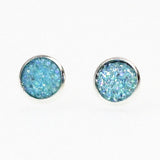 Design Rhinestone Crystal Silver Stud Earrings Piercing Ear Studs - Sabuycar