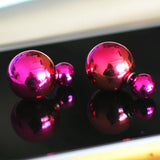 Design Rhinestone Crystal Silver Stud Earrings Piercing Ear Studs - Sabuycar