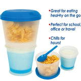 Creative Breakfast Cup Oatmeal Cup Cereal To Go PP Material Snack Cup - Sabuycar