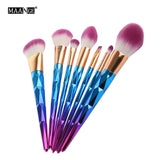 Diamond Makeup Brushes Set Powder Foundation Eye Shadow Blush - Sabuycar