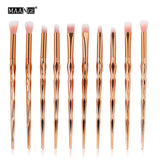 Diamond Makeup Brushes Set Powder Foundation Eye Shadow Blush - Sabuycar