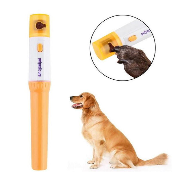 Pet Dog Cat Electric Nail Claw Grooming Grinder Trimmer Clipper File Pet Nail Scissors - Sabuycar