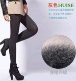 Waist Winter Plus Velvet Thicken Women's Warm Pants Warm Super Elastic - Sabuycar