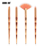 4/10Pcs Diamond Makeup Brushes Set Eye Shadow Eyebrow Blush Blending - Sabuycar