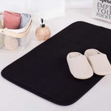 Water Absorption Rug Bathroom Mat Shaggy Memory Foam Bath Mat - Sabuycar