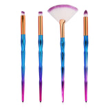 Diamond Makeup Brushes Set Powder Foundation Eye Shadow Blush - Sabuycar