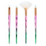 Diamond Makeup Brushes Set Powder Foundation Eye Shadow Blush - Sabuycar