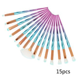 7/10/15pcs/kits Professional Nylon Makeup Brushes Set Cosmetics Foundation - Sabuycar