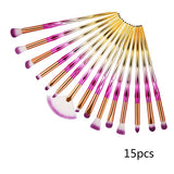 7/10/15pcs/kits Professional Nylon Makeup Brushes Set Cosmetics Foundation - Sabuycar