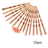 7/10/15pcs/kits Professional Nylon Makeup Brushes Set Cosmetics Foundation - Sabuycar