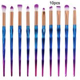 7/10/15pcs/kits Professional Nylon Makeup Brushes Set Cosmetics Foundation - Sabuycar