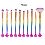 7/10/15pcs/kits Professional Nylon Makeup Brushes Set Cosmetics Foundation - Sabuycar