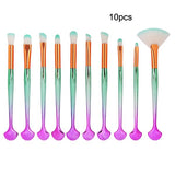 7/10/15pcs/kits Professional Nylon Makeup Brushes Set Cosmetics Foundation - Sabuycar