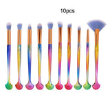 7/10/15pcs/kits Professional Nylon Makeup Brushes Set Cosmetics Foundation - Sabuycar