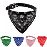 Neck Scarf Bandana Collar Neckerchief  Adjustable Pet Dog Puppy Cat Neck Scarf - Sabuycar