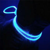 1 Pcs Multi-color LED Pet Collar Adjustable Night Safety Pet Collar Luminous Light Up - Sabuycar