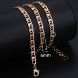 Necklaces For Women Men 585 Rose Gold Venitian Curb - Sabuycar