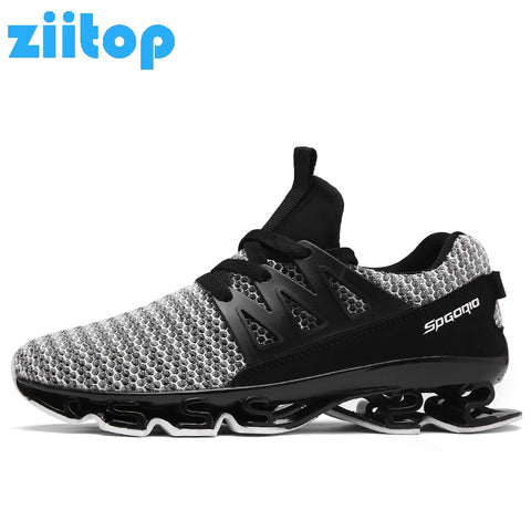 Men Running Shoes Spring Blade Sneakers Cushioning Outdoor - Sabuycar