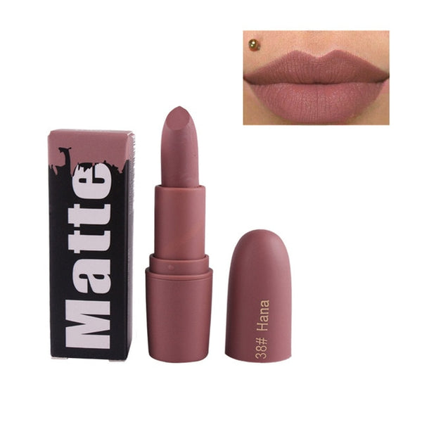 Lipsticks For Women Sexy Brand Lips Color Cosmetics Waterproof Long Lasting - Sabuycar