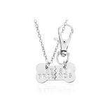 2Pcs/Set Pet Dog Bones Best Friends Necklace Women Animal Bone - Sabuycar