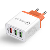 USB Wall Charger Quick Charge 3.0 Fast Charger Fit QC2.0 USB Adapter - Sabuycar