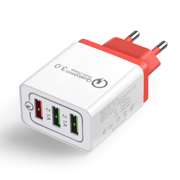 USB Wall Charger Quick Charge 3.0 Fast Charger Fit QC2.0 USB Adapter - Sabuycar