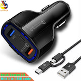 Quick Charge 3.0 Car Charger 5V 3.5A QC3.0 Turbo Fast Charging - Sabuycar