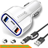 Quick Charge 3.0 Car Charger 5V 3.5A QC3.0 Turbo Fast Charging - Sabuycar