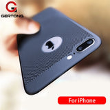 Ultra Slim Phone Case For iPhone 6 6s 7 8 Plus Hollow Heat Dissipation Cases - Sabuycar