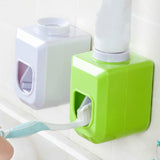 Dispenser For Toothbrush Holder Wall Mounted Automatic Toothpaste Squeezer - Sabuycar