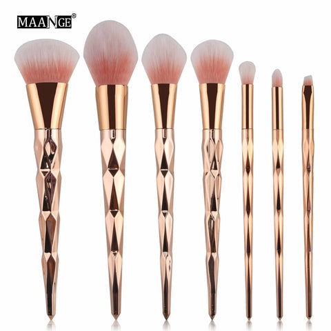 Diamond Makeup Brushes Set Powder Foundation Eye Shadow Blush - Sabuycar