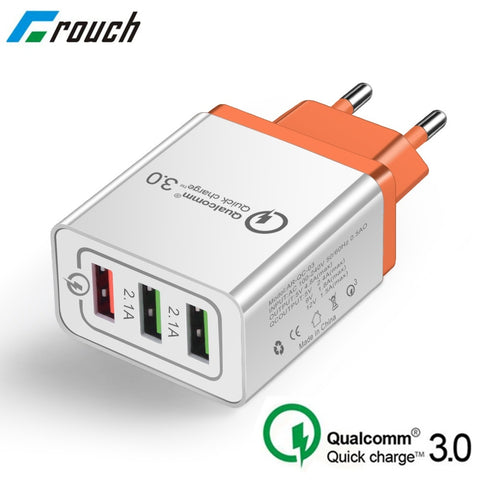 Universal 18 W USB Quick charge 3.0 5V 3A for Iphone 7 8 - Sabuycar