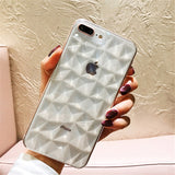 Diamond Texture Case For iPhone 6 6s 7 8 Plus - Sabuycar