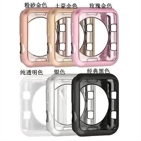 Soft TPU protective Case For Apple Watch 38mm 42mm Cover Shell - Sabuycar