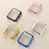 PC cover for Apple Watch Case 42mm 38mm series 3/2/1 Colorful plating - Sabuycar